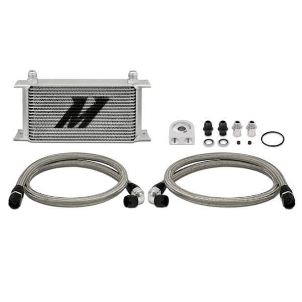 Universal 19 Row Oil Cooler Kit Silver MMOC-UL