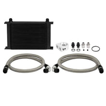 Load image into Gallery viewer, Universal 25 Row Oil Cooler Kit Black MMOC-UHBK