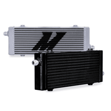 Load image into Gallery viewer, Universal Cross Flow Bar &amp; Plate Oil Cooler Medium Black MMOC-SP-MBK