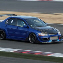 Load image into Gallery viewer, VARIS Time Attack Ver FRP Front Unåçder Diffuser for 2003-05 Mitsubishi Evo VIII [CT9A] VAMI-076