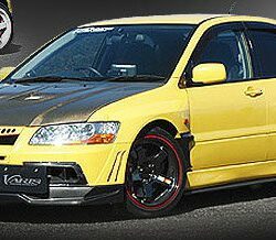 VARIS Evo VII Carbon Front Spoiler for 2005-07 Mitsubishi Evo VII/VIII [CT9A] VAMI-025