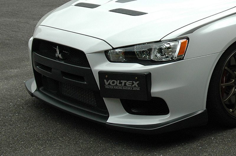 Voltex Front Half Spoiler for 2007-16 Mitsubishi Evo X [CZ4A] E10F2 / E10F3