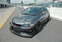 Load image into Gallery viewer, Voltex Optional Twin Canard Set for Cyber Front Bumpers for Applications: 2005-07 Mitsubishi Evo VII / VIII / IX [CT9A] EB-5