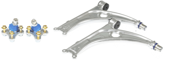 Front Alloy Control Arms With Bushes & Adjusting Ball Joints